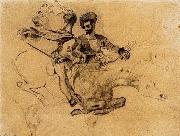 Eugene Delacroix Illustration for Goethe-s Faus Germany oil painting artist